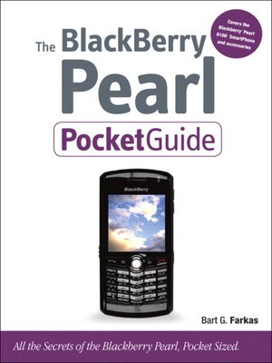 cover image of The BlackBerry Pearl Pocket Guide